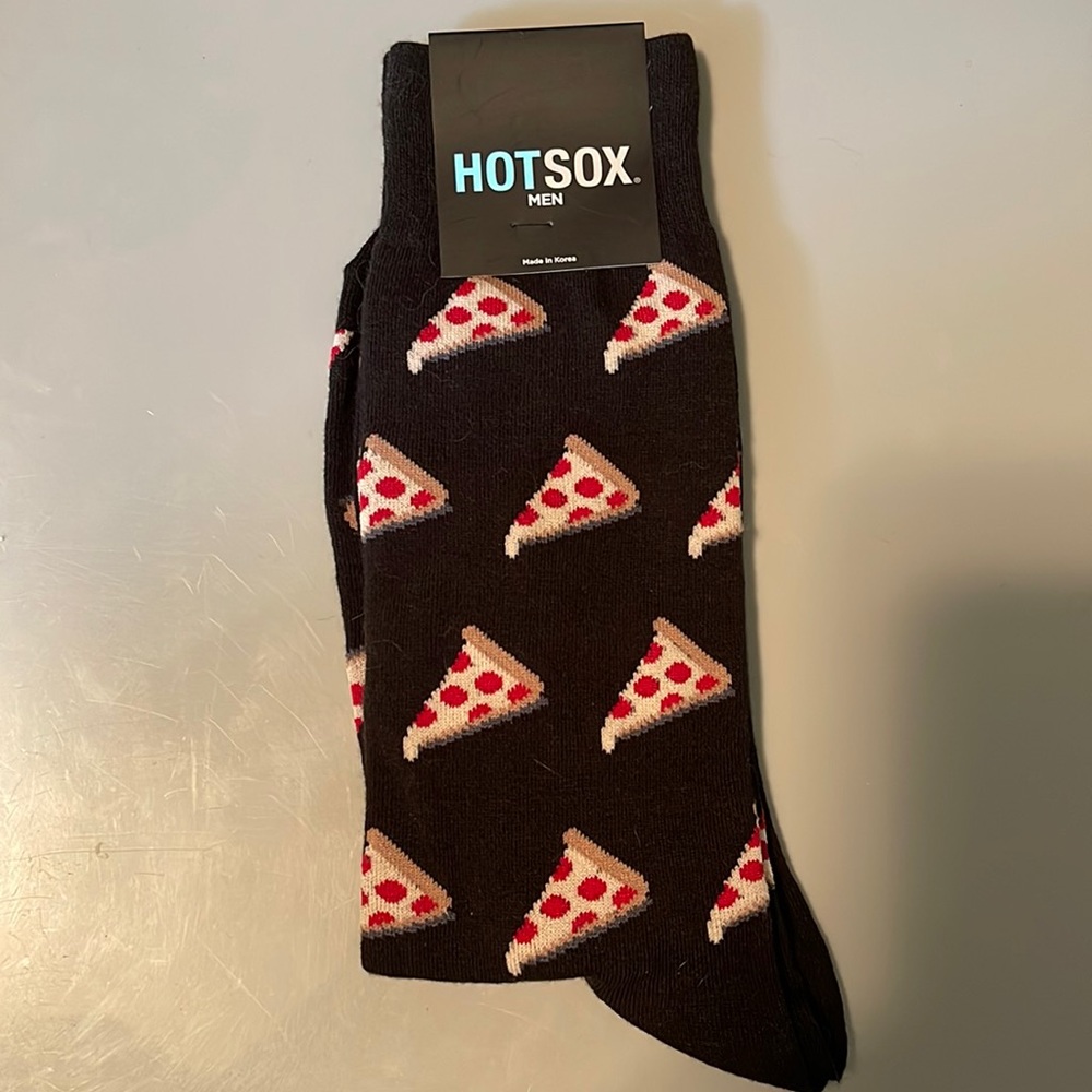 Hot Sox Mens Basics Collection Pizza Sock